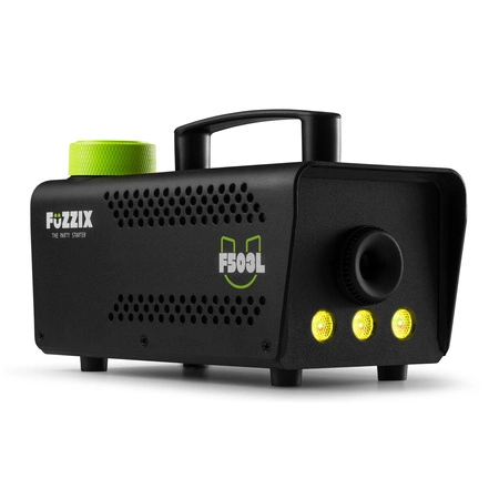 Zestaw: Wytwornica dymu 500W Fuzzix+ płyn 250ml gratis+ płyn 1L + półkula LED