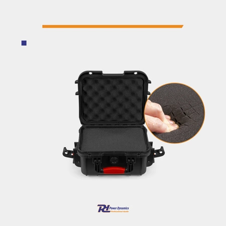 Uniwersalna walizka transportowa Power Dynamics GIGCase54 Heavy Duty - Seria R - IP67 - czarna