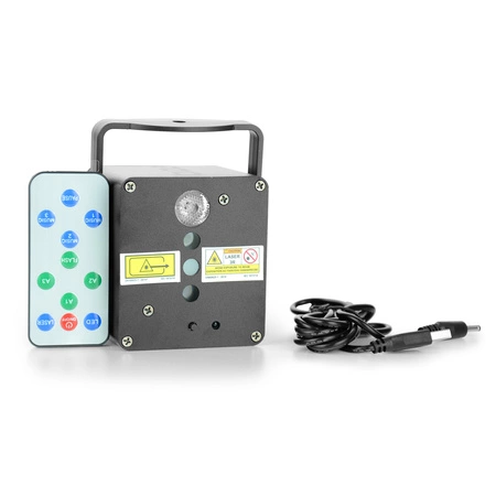 Bateryjny efekt świetlny LED z laserem RGB TINYLED-LASRGB