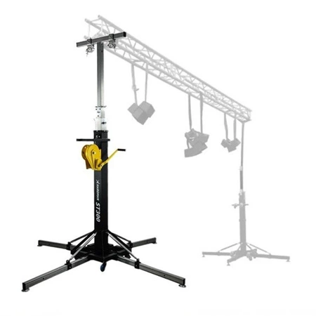Wieża sceniczna statyw z wyciągarką 2m-6m udźwig 300kg ST300 HARDMAN