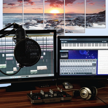 Zestaw: Mikrofon dynamiczny sPodcaster, statyw, pokrowiec, pop filtr