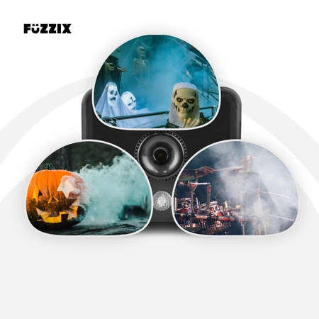 Wytwornica dymu F503L z efektem LED RGB Fuzzix + płyn gratis