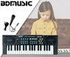 Keyboard 37 klawiszy organy dla dziecka edukacyjne BD-373 BDmusic+ mikrofon