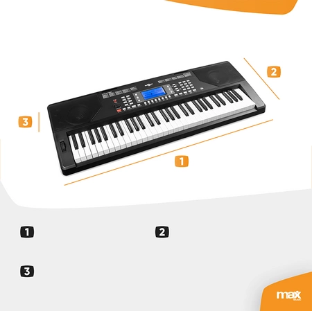 Keyboard MIDI PRO 61 klawiszy czułych na nacisk Rhapsody61P Max