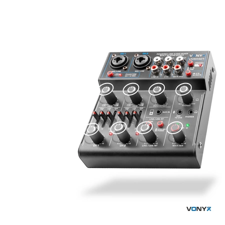 Mikser 4-kanałowy USB VMM401 Vonyx