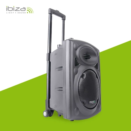 Kolumna mobilna Ibiza PORT8UHF-BT-TWS + pokrowiec