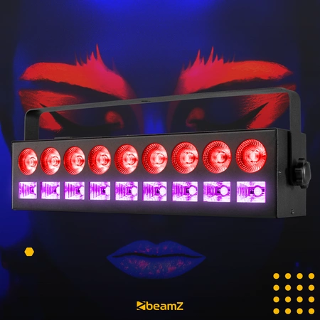 Belka oświetleniowa LED Efekt 2w1 RGBW i UV LCB99 Beamz