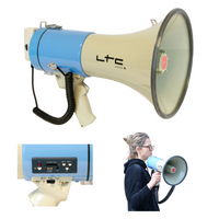 Mocny MEGAFON z USB/SD i Syreną - MEGA60USB