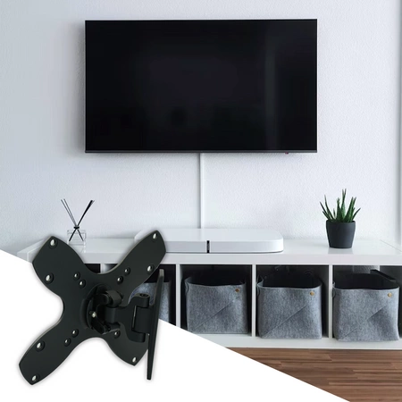 Obrotowy uchwyt do montażu na ścianie LCD od 23 "-45" / 58 cm do 107 cm