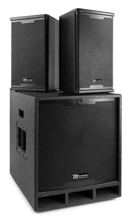 Zestaw nagłośnieniowy ComboSet 1500 15"subwoofer 2x kolumna 8" Power Dynamics