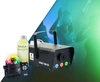 Zestaw imprezowy: Wytwornica dymu z efektem LED RGB 400 W 2 piloty + płyn do dymu 1 l + półkula dyskotekowa
