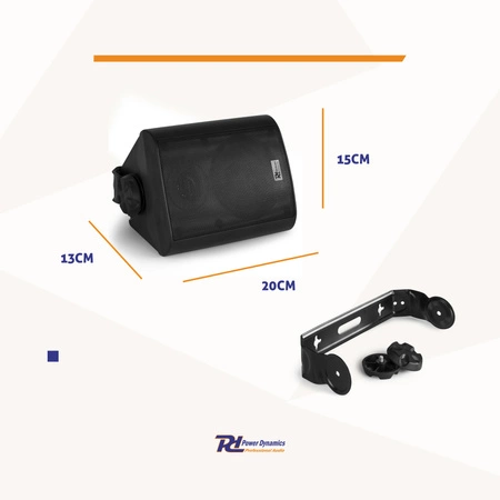 Zestaw kolumn instalacyjnych 4" 100W BC40V czarny PD