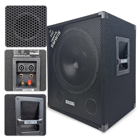 Subwoofer pasywny 15'' 600W Vonyx SMW15