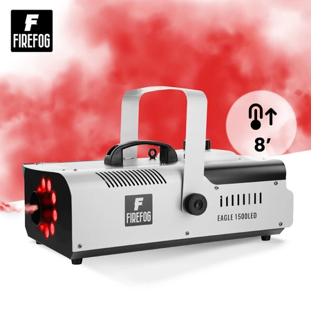 Wytwornica dymu z LED RGB 1500W Eagle 1500LED dwa piloty/ Firefog