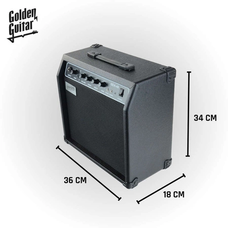 Wzmacniacz do gitary basowej 40W GBA-40 Golden Guitar