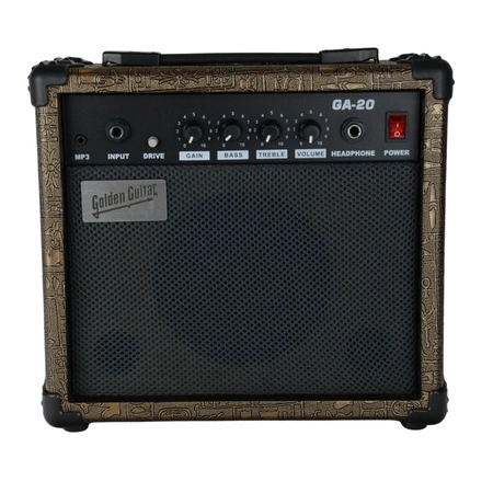 Wzmacniacz gitarowy GA-20 - złoty Golden Guitar