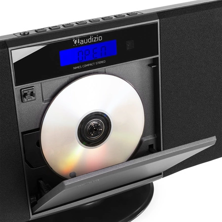 Miniwieża HIFI Nimes CD tuner FM BT USB czarna
