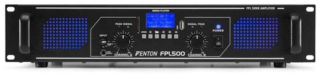 Wzmacniacz cyfrowy FPL500 BT MP3 LED EQ Fenton