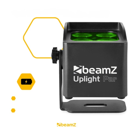 Oświetlacz akumulatorowy BeamZ BBP44 Mini Uplight do użytku na zewnątrz 4x4W 4in1