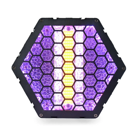 Reflektor LED Blinder Hexagon Pro COB LED SMD RGB Lucendi