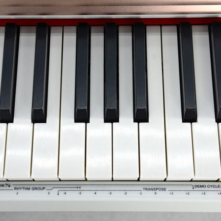 Pianino cyfrowe ze statywem 88 dynamicznych klawiszy NOCTURNO białe Mielczewski