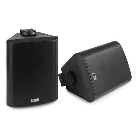Zestaw czarnych głośników naściennych 6 x 6.5" BC65V z wzmacniaczem