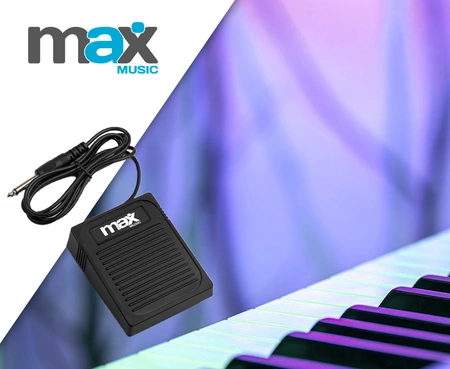 Uniwersalny pedał sustain do keyboardu pianina Max