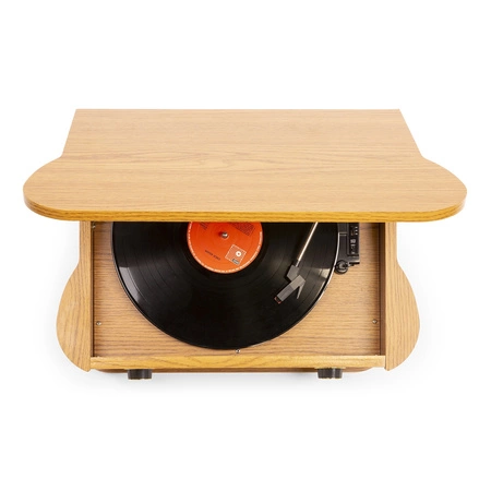 Gramofon Memphis Fenton BT CD kaseta DAB+ FM USB drewno