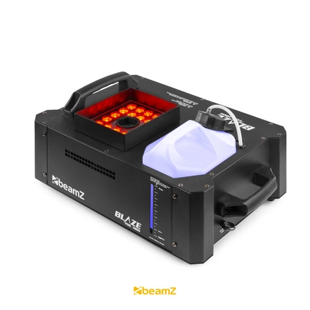 Zestaw: Wytwornica dymu pionowego LED BLAZE1800 + płyn do dymu CO2 5lBeamz