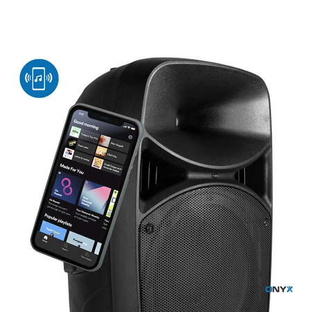 Zestaw nagłośnieniowy aktywny 1000W statywy mikrofon Vonyx