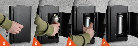 Wytwornica ognia 200W DMX BLAZE100 Firefog