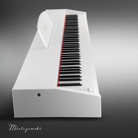 Pianino cyfrowe 88 klawiszy ARIA I białe Mielczewski