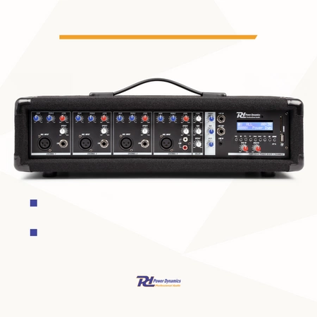 Powermikser 4-kanałowy PDM-C405A Power Dynamics