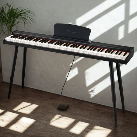 Pianino cyfrowe 88 klawiszy z nogami CANZONETTA białe Mielczewski