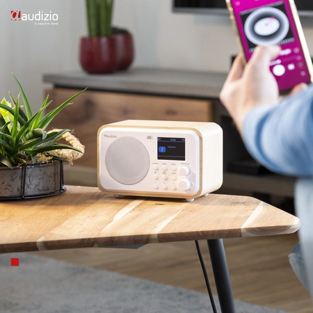 Radio internetowe Vicenza WIFI DAB+ FM akumulator białe