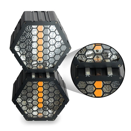 Reflektor LED Blinder Hexagon Pro COB LED SMD RGB Lucendi