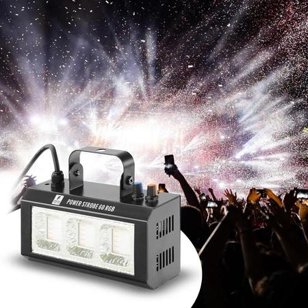 Stroboskop LED POWER STROBE 60 RGB Firefog