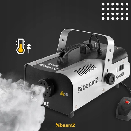 Zestaw: Wytwornica dymu 900W S900+ płyn do dymu 5L BeamZ