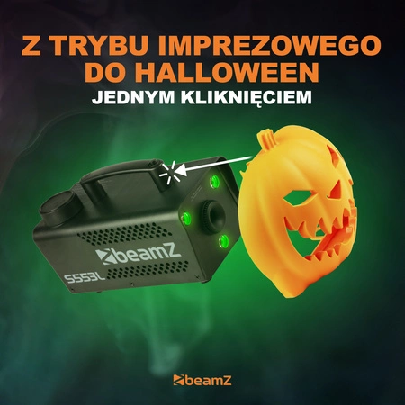 Zestaw Imprezowy: Dyniowa wytwornica dymu z efektami świetlnymi LED