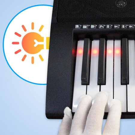 Keyboard 61 podświetlanych klawiszy KBB.217