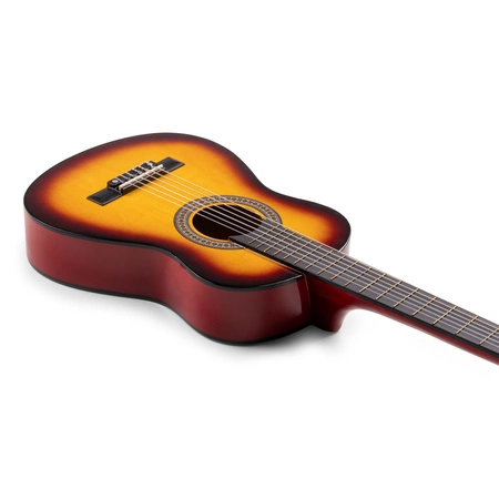 Gitara klasyczna 1/4 dla dziecka sunburst SoloArt Max+ akcesoria