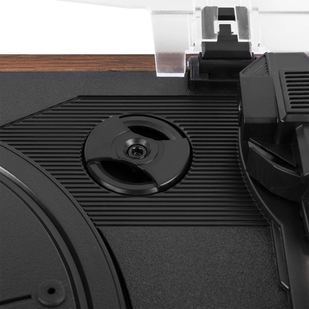 Gramofon RP106W Fenton głośniki USB brązowy