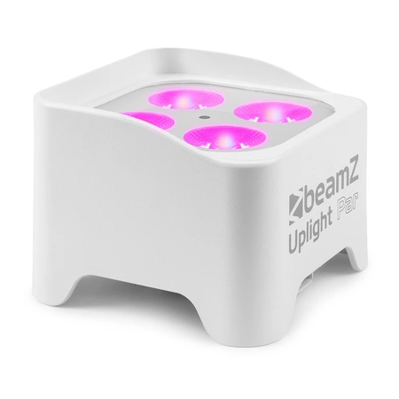 Zestaw: 4x Oświetlacz bateryjny BBP90W Par 4x 4W RGB-UV LED Beamz+ dedykowane case