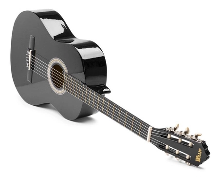 Zestaw: Gitara klasyczna 39'' SoloArt Max czarna+ akcesoria