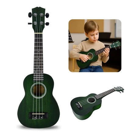 Ukulele sopranowe 21" HRF21 zielone struny Aquila Golden Guitar