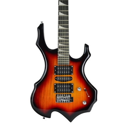 Gitara elektryczna - kompletny zestaw -Golden Guitar RFL-5 Sunburst