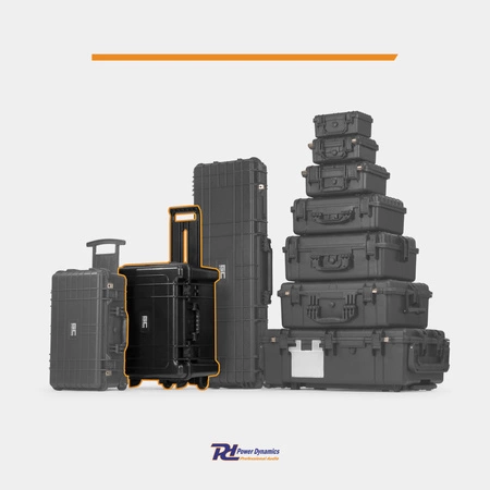Uniwersalna walizka transportowa case GIGCase34T - IP67 - kolor czarny Power Dynamics -