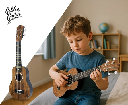 Ukulele sopranowe ciemne struny Aquila GBU10 Golden Guitar