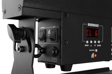 Belka oświetleniowa oświetlacz BBB612 LED Uplight Bar 6x12W RGBAW-UV 6-w-1 DMX