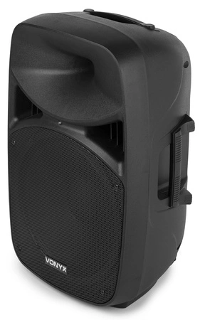 Zestaw nagłośnieniowy aktywny 1000W statywy mikrofon Vonyx